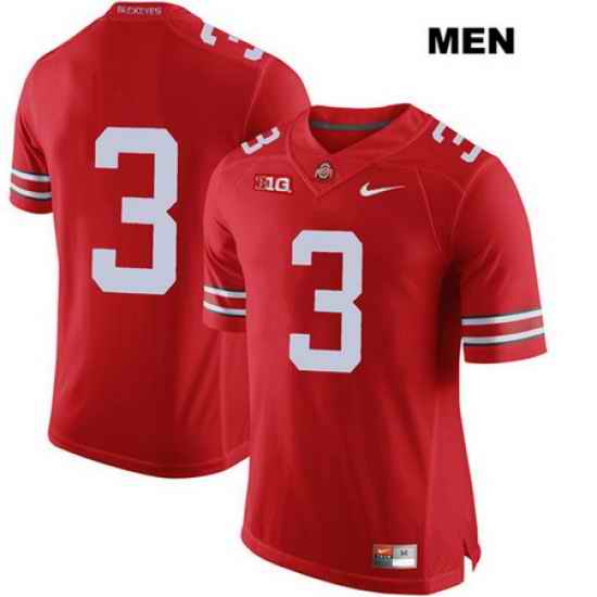 Damon Arnette Nike Ohio State Buckeyes Authentic Mens  3 Stitched Red College Football Jersey Without Name Jersey